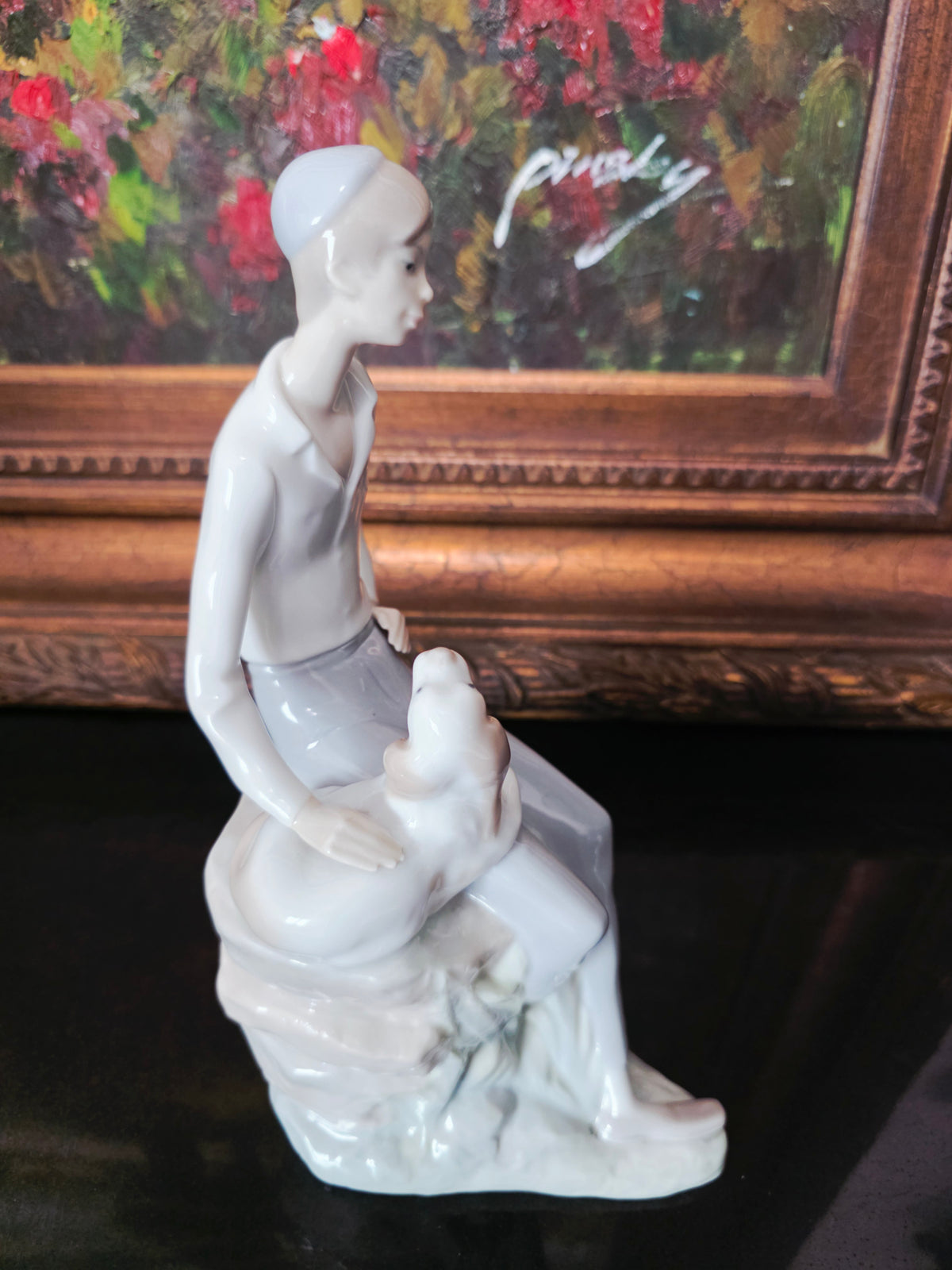 Nao by Lladro sculpture "Shepherd with Dog, Best Friend" ✨🏛️