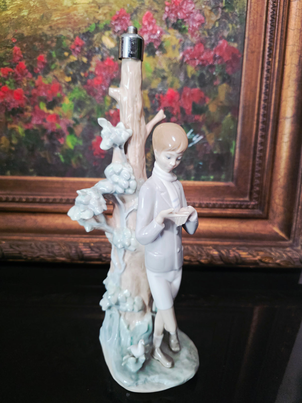 Lladó Sculpture "Boy Feeding Dove" #4508 ✨🏛️