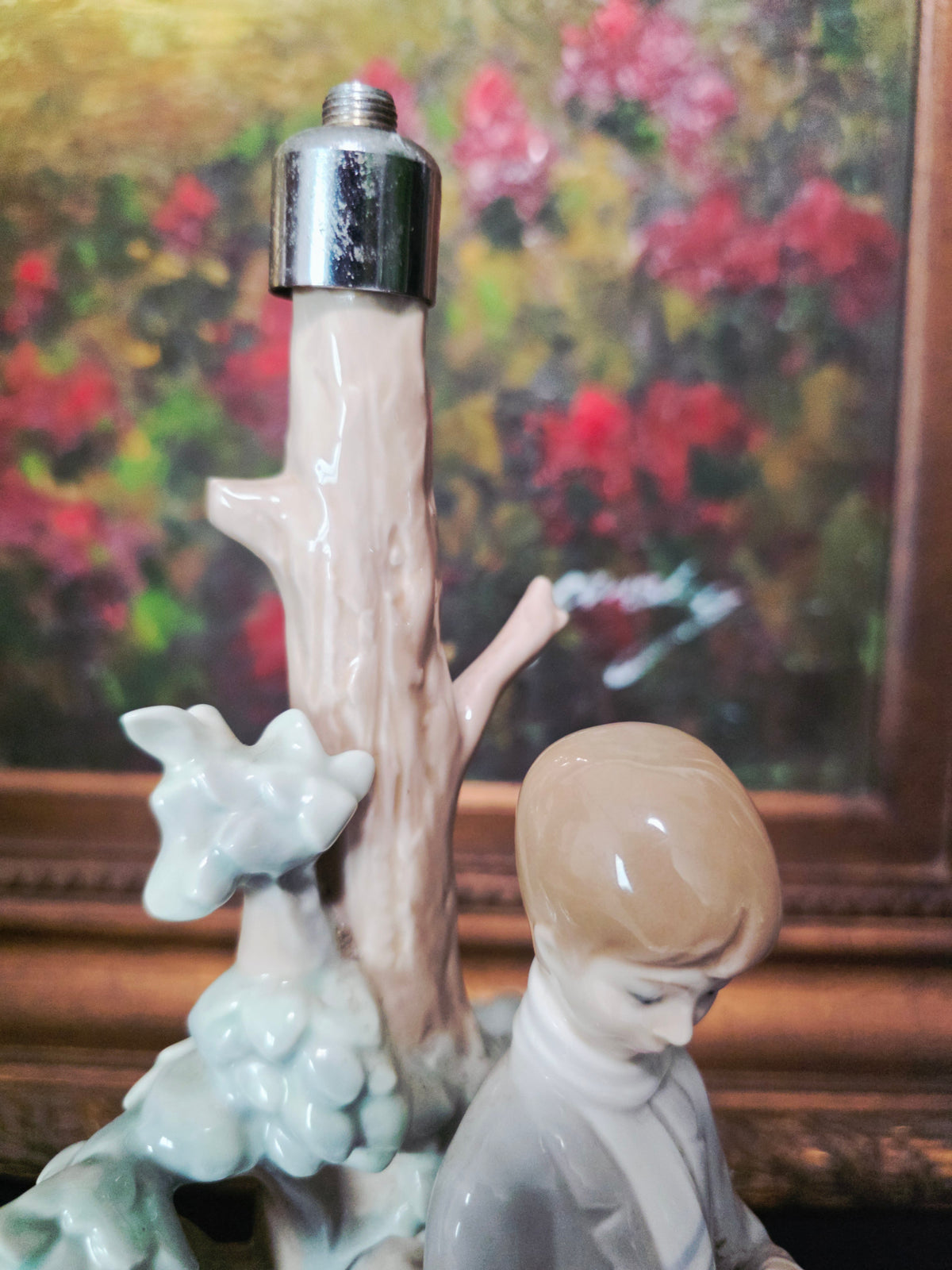 Lladó Sculpture "Boy Feeding Dove" #4508 ✨🏛️