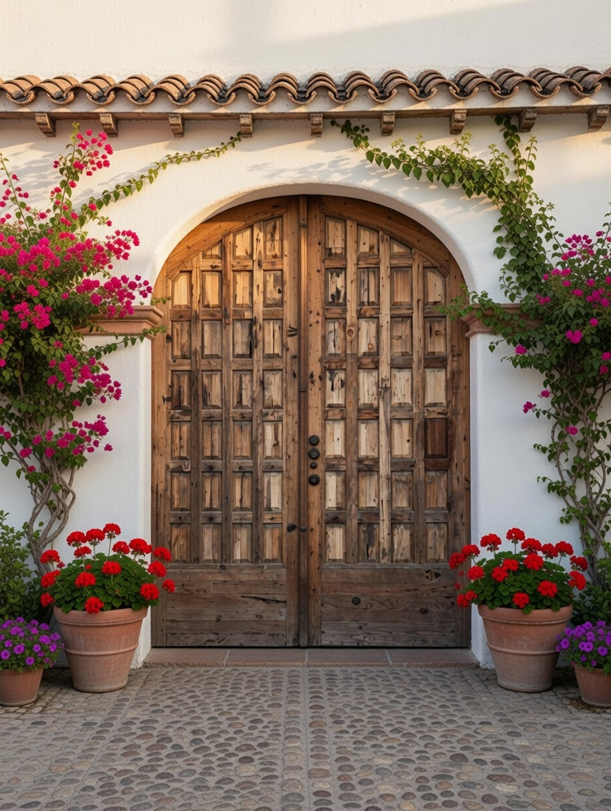 Puerta Rustica de Cedro Envejecido – Umbral de Nobleza y Permanencia