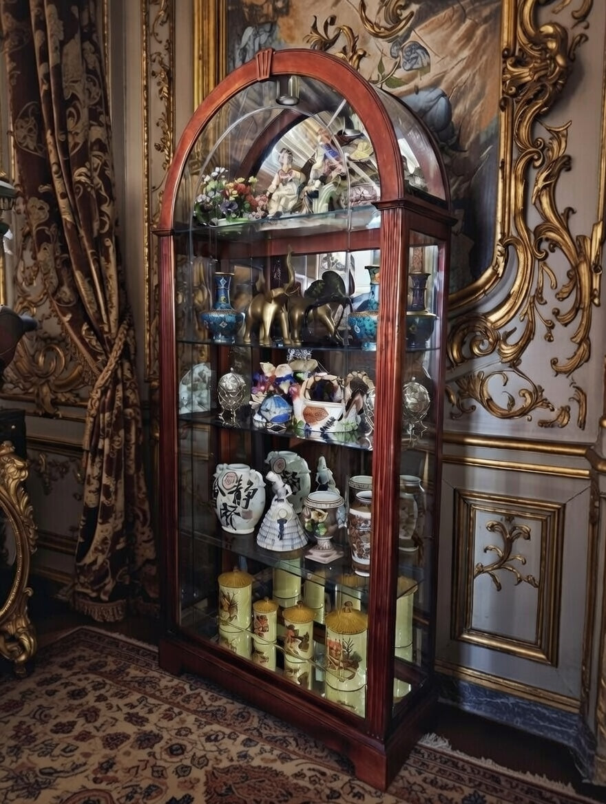 Howard Miller Collector's Cabinet Model 680-186 🕰️🪙🪶