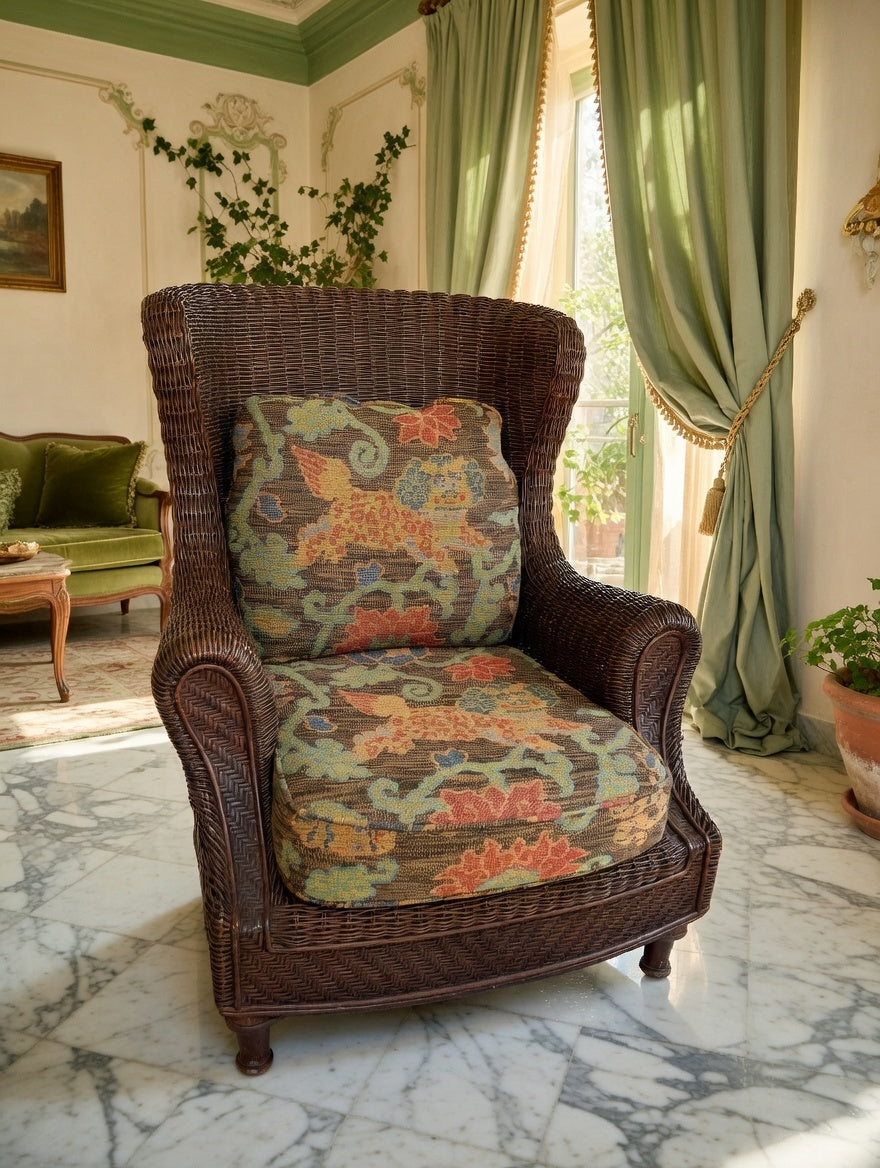 Rattan Chair, Natural Charm at Rosarito Antiques🌿