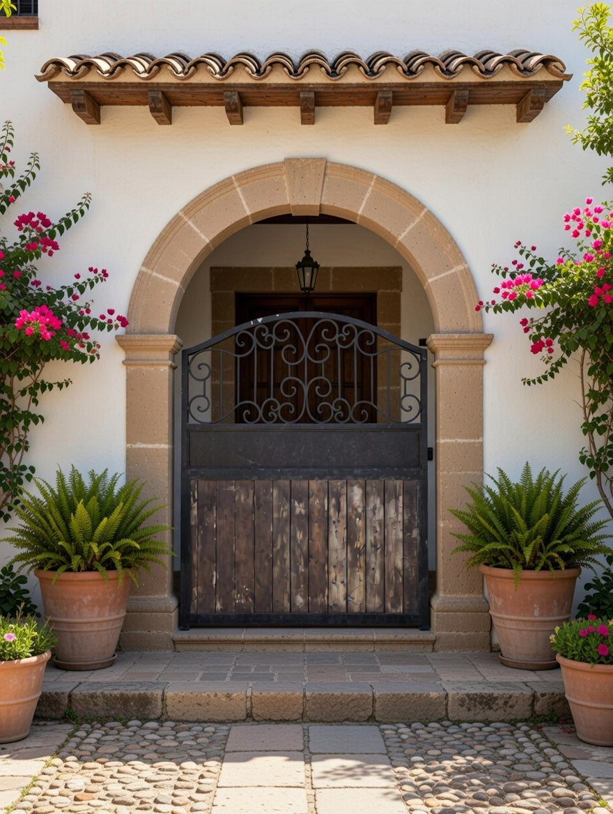 Rustic Metal and Wood Door – A Symbol of Strength and Elegance