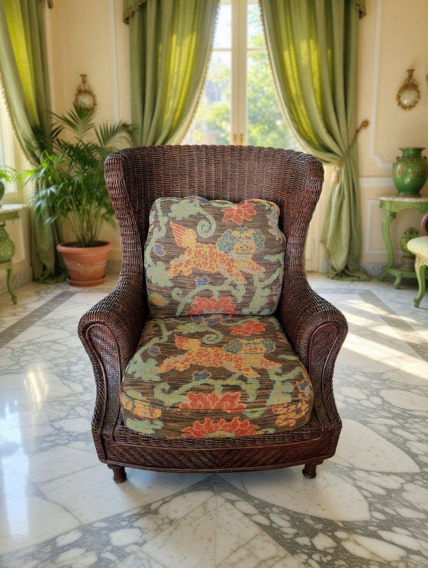 Rattan Chair, Natural Charm at Rosarito Antiques🌿