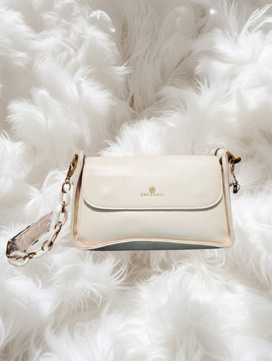 🕊️👜 Greenobil Beige Bolso Para Dama – Elegancia Atemporal y Pureza Sofisticada ✨🌸