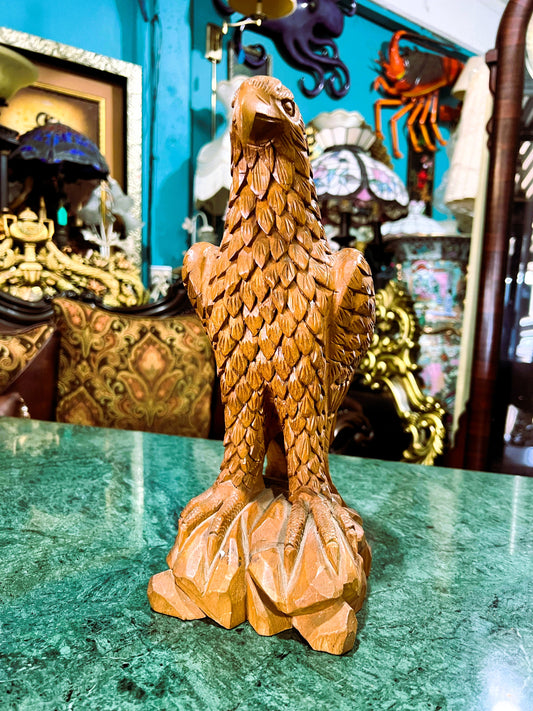 🦅 Bronze Sculpture of an Eagle in Flight with a Globe for Sale 🦅