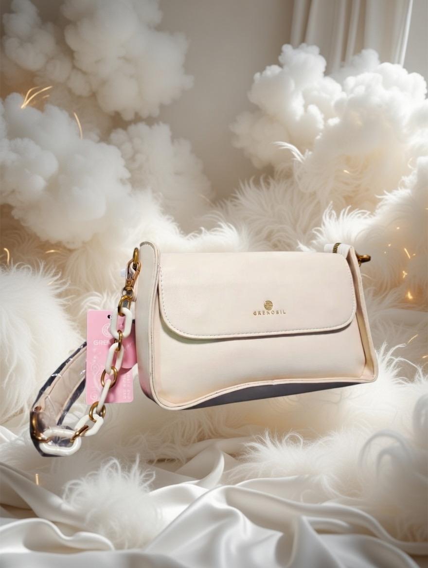 🕊️👜 Greenobil Beige Bolso Para Dama – Elegancia Atemporal y Pureza Sofisticada ✨🌸