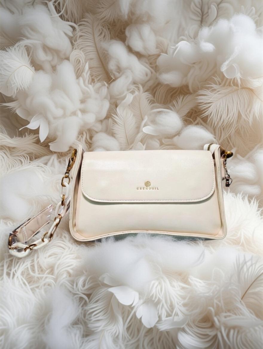 🕊️👜 Greenobil Beige Bolso Para Dama – Elegancia Atemporal y Pureza Sofisticada ✨🌸