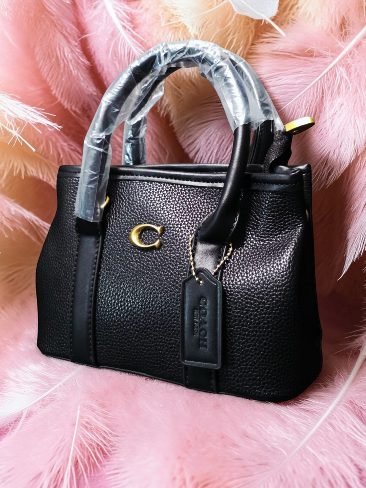 🕊️👜 Coach Negra Bolso Para Dama – Elegancia Atemporal y Carácter Sofisticado ✨🌸