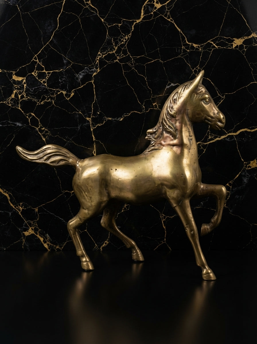 Escultura de Caballo en Bronce Solido 🐎