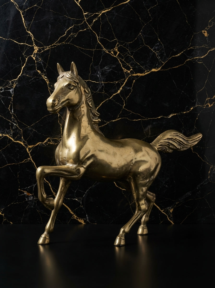 Escultura de Caballo en Bronce Solido 🐎