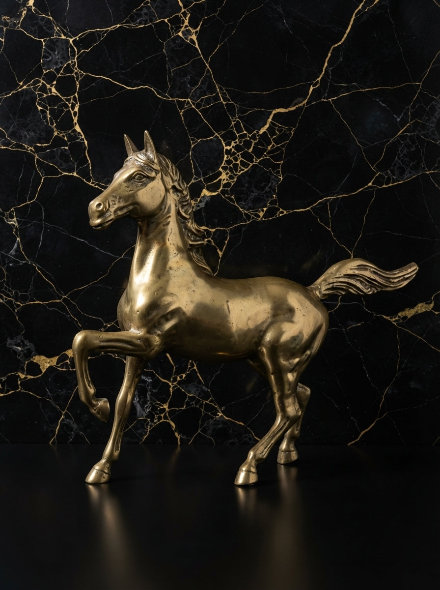 Escultura de Caballo en Bronce Solido 🐎