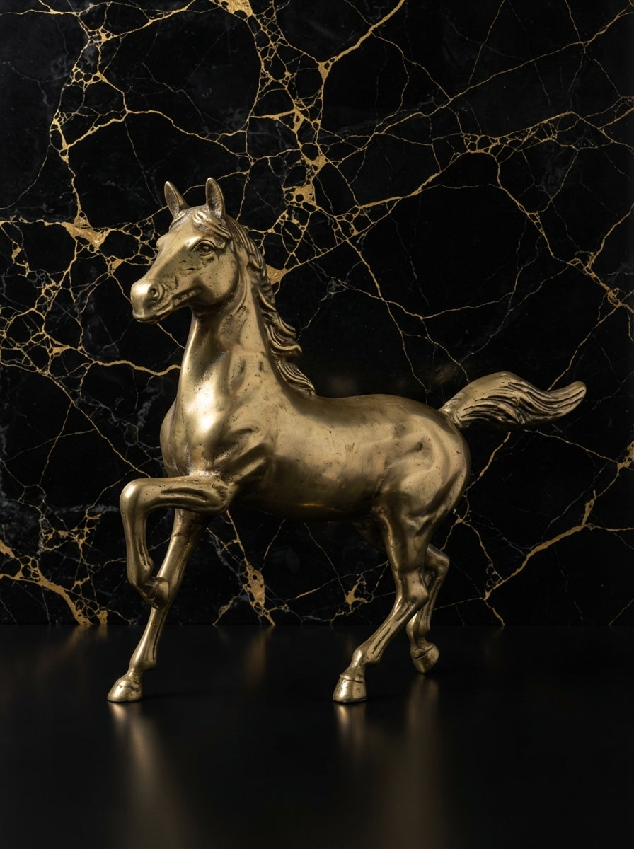 Escultura de Llegua en Bronce Solido 🐎
