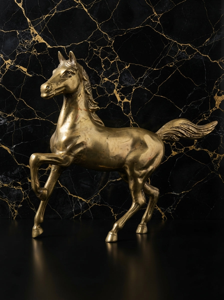 Escultura de Caballo en Bronce Solido 🐎