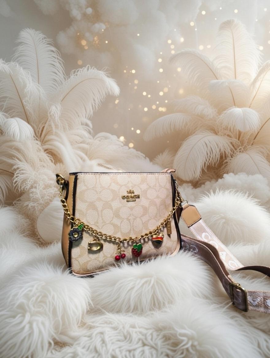 🍓👜 Coach New York Women's Bag – Timeless Charm and Feminine Distinction ✨🌸