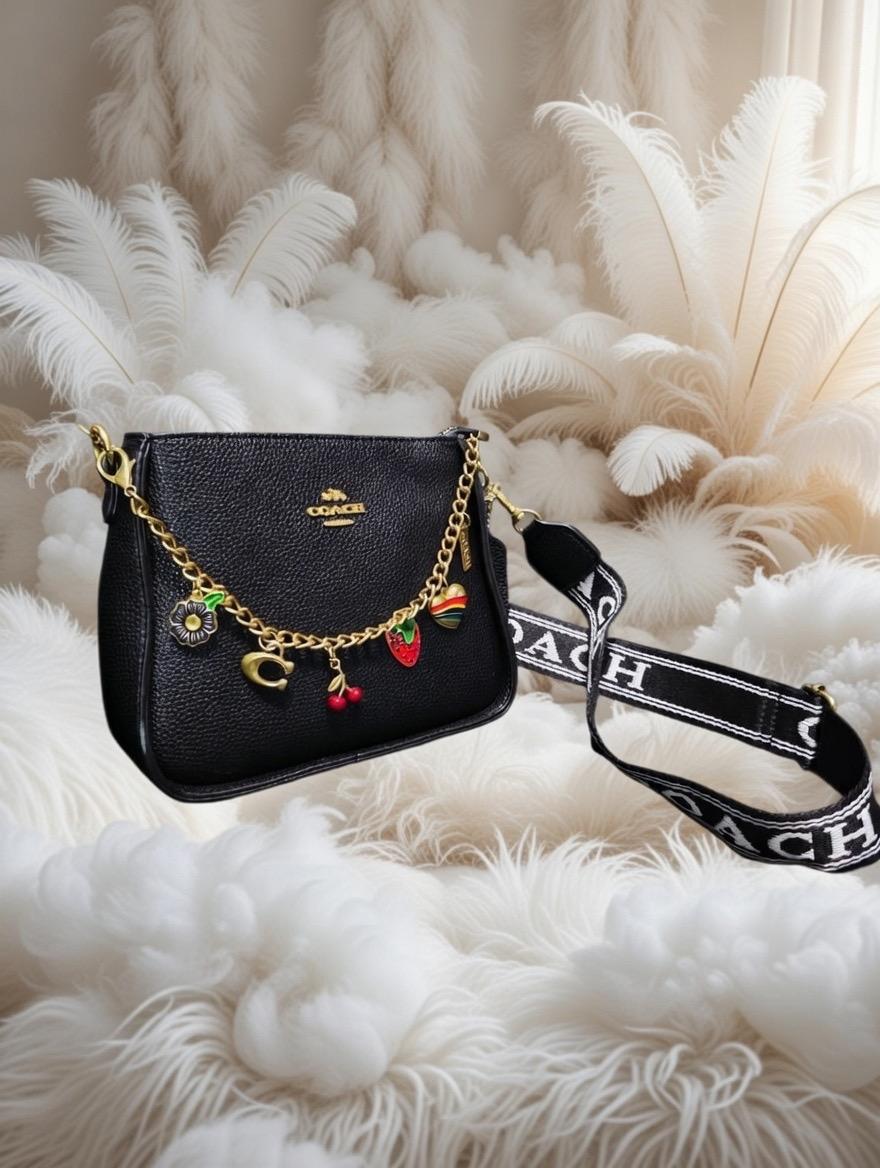 🕊️👜 Coach New York Black Handbag for Women – Timeless Sophistication and Distinguished Character ✨🌸