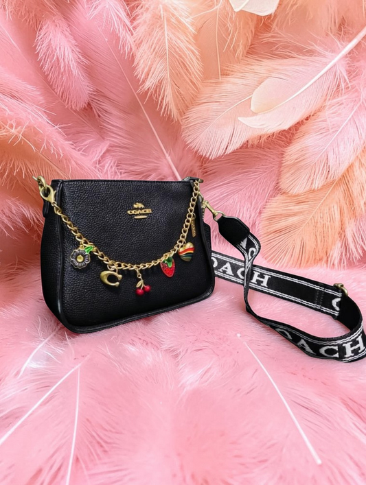 🕊️👜 Coach New York Black Handbag for Women – Timeless Sophistication and Distinguished Character ✨🌸