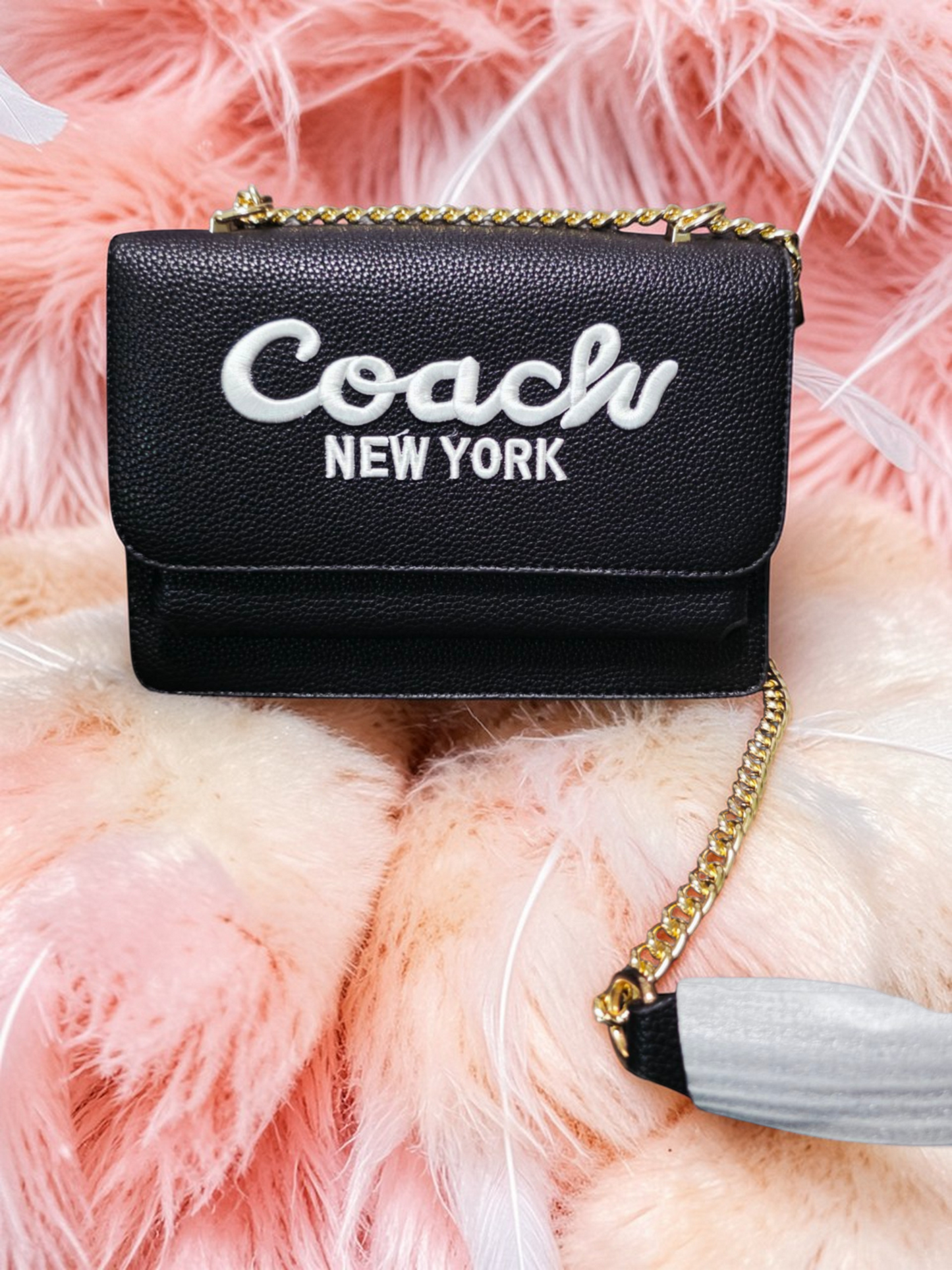 🕊️👜 Coach New York Negra Bolso Para Dama – Distinción Atemporal y Sofisticación Moderna ✨🌸