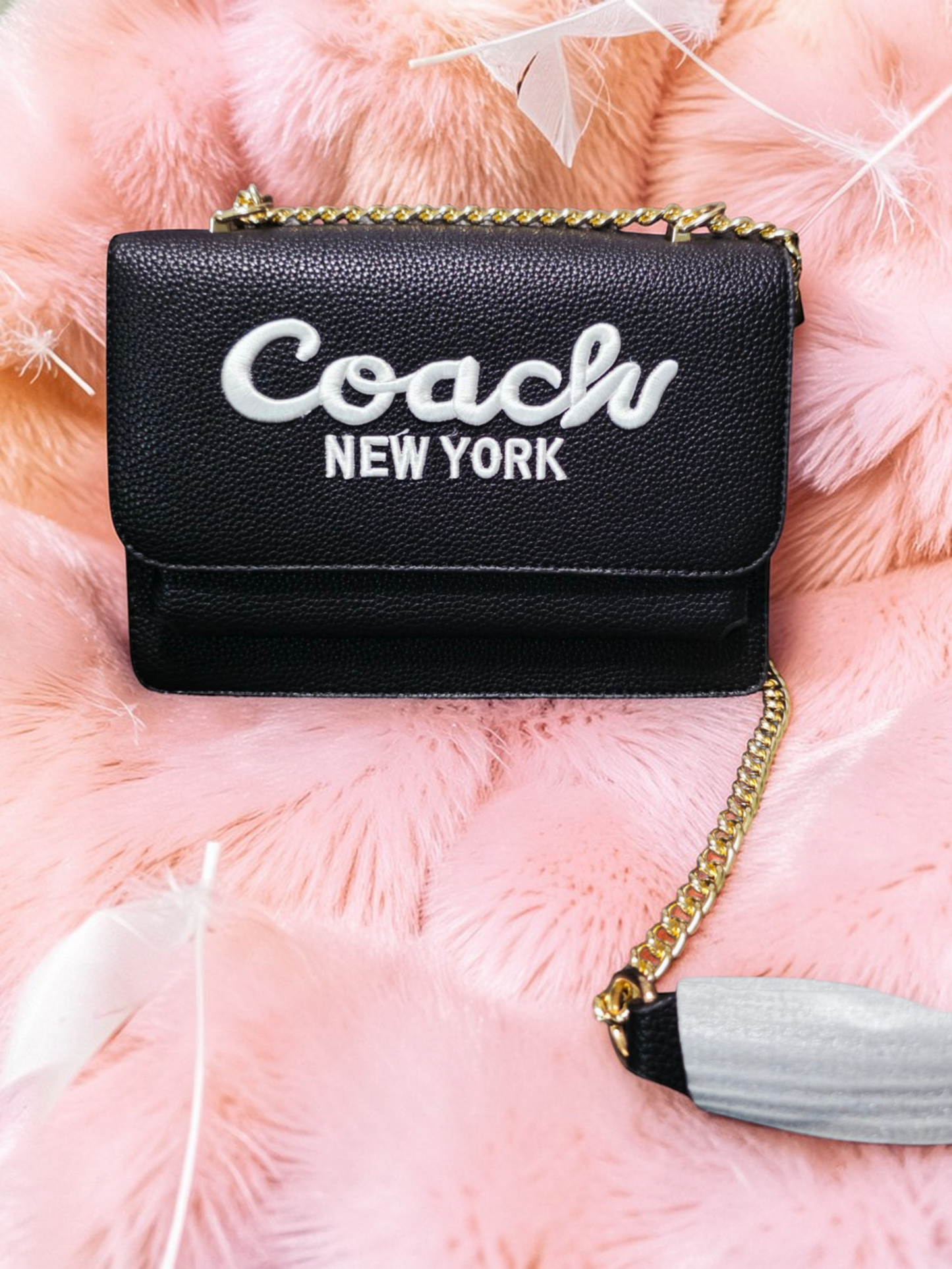 🕊️👜 Coach New York Negra Bolso Para Dama – Distinción Atemporal y Sofisticación Moderna ✨🌸