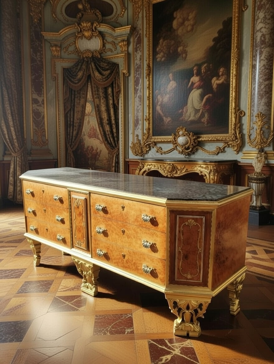 ✨Cajonera Antigua de principios de los años 1920 con Cubierta de Mármol Ónix Verde: Un Tesoro de Elegancia en Rosarito Antiques✨