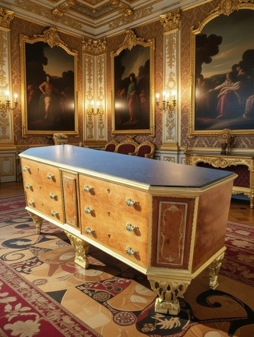 ✨Cajonera Antigua de principios de los años 1920 con Cubierta de Mármol Ónix Verde: Un Tesoro de Elegancia en Rosarito Antiques✨