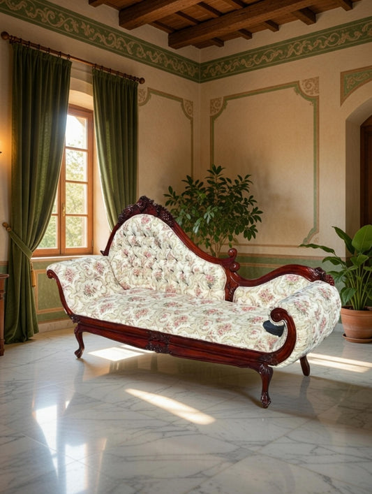 🍇🌿 🍇Victorian Carved Mahogany Divan: Elegance and Distinction 🍇🌿🍇