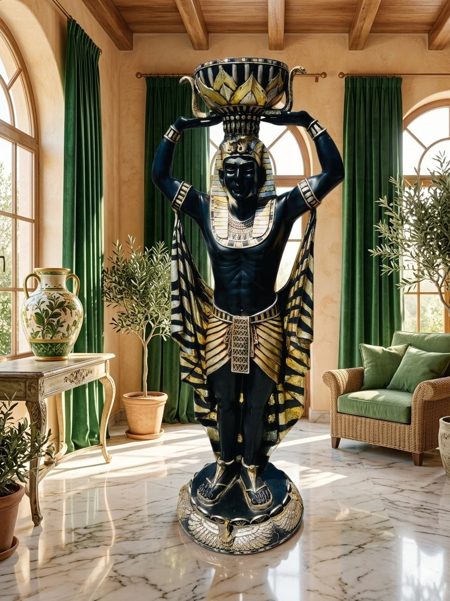 Egyptian Sculptures – Guardians of Cleopatra ⚜️🏛️🌿