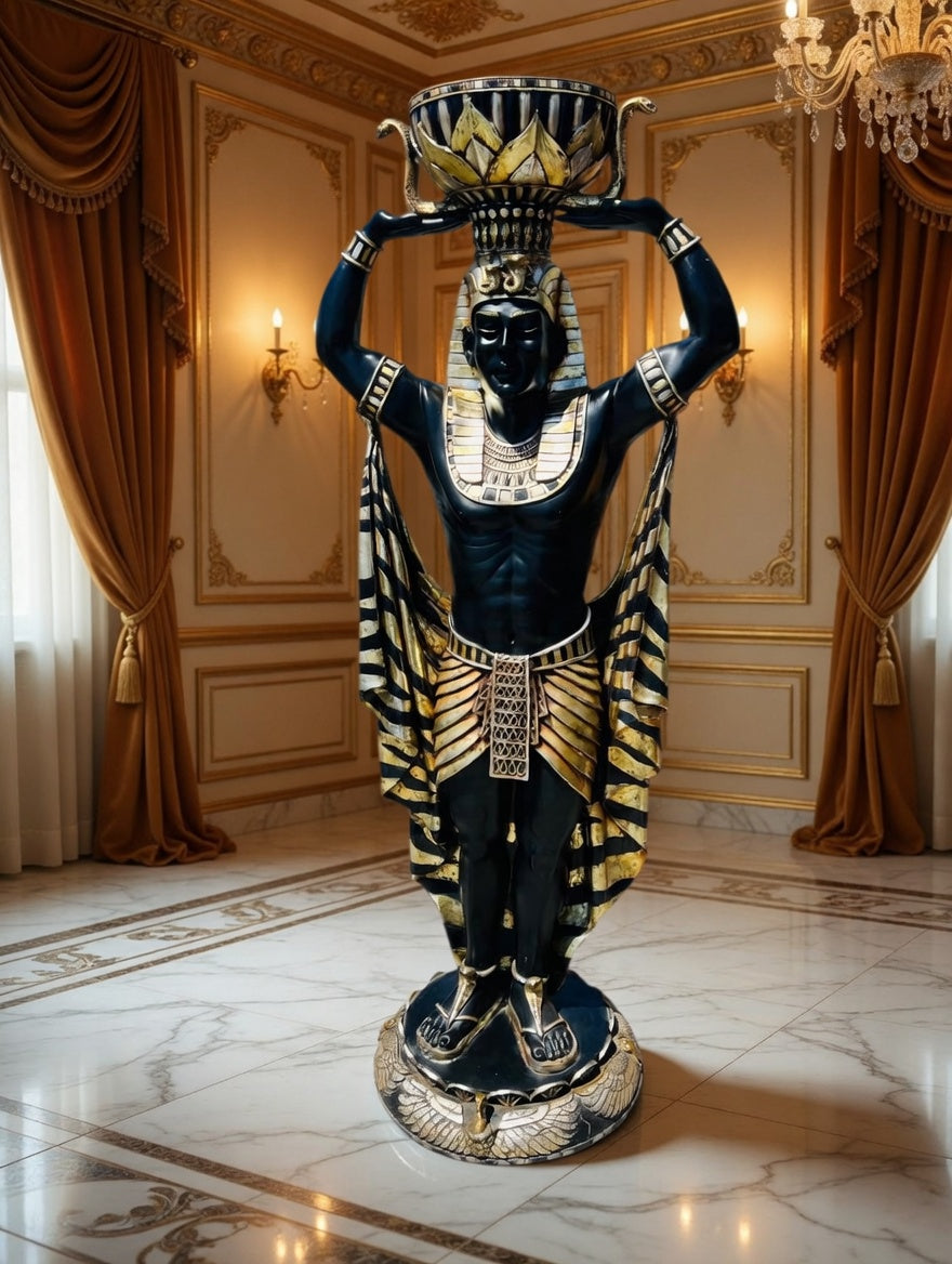 Egyptian Sculptures – Guardians of Cleopatra ⚜️🏛️🌿