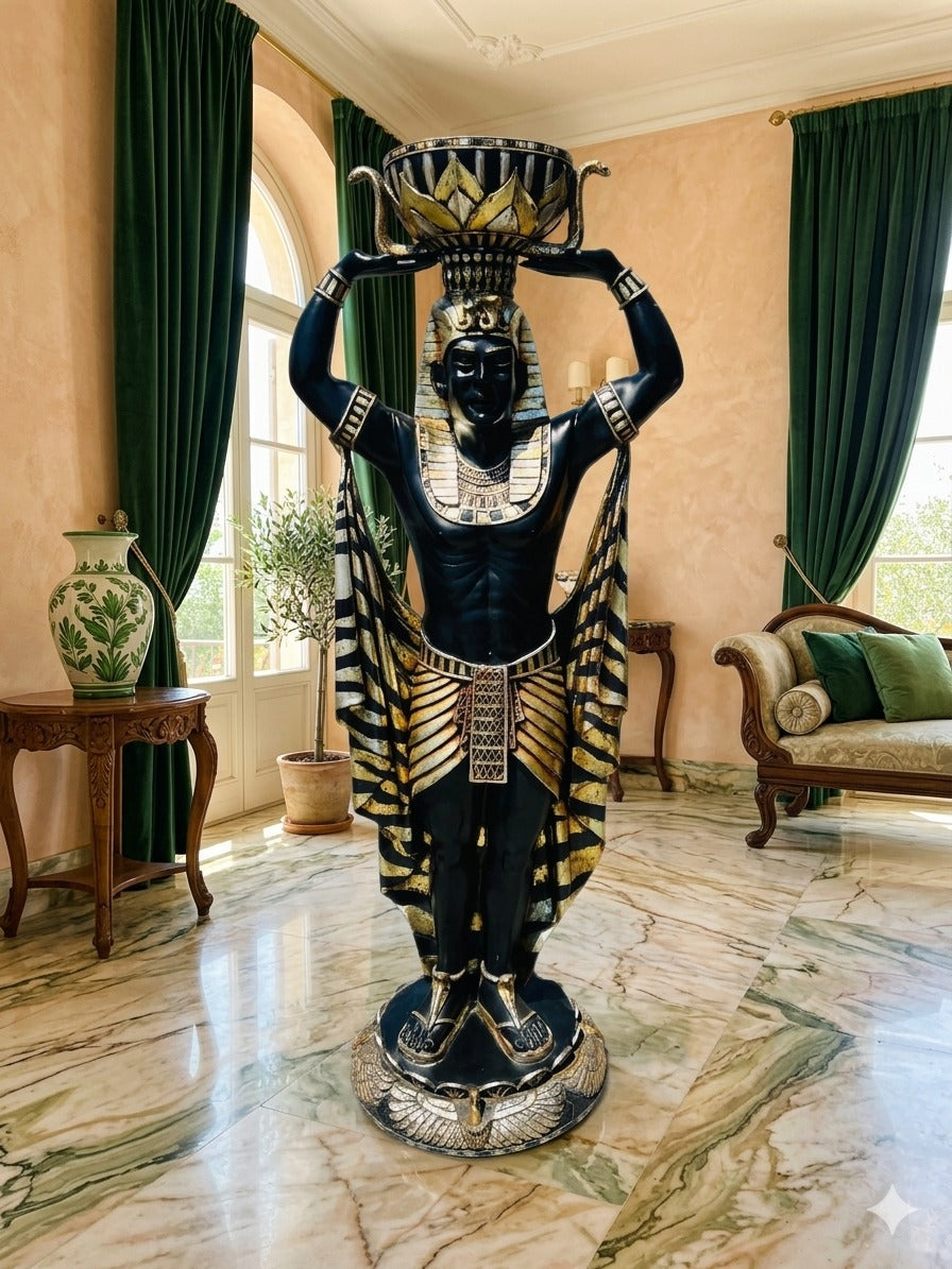 Egyptian Sculptures – Guardians of Cleopatra ⚜️🏛️🌿