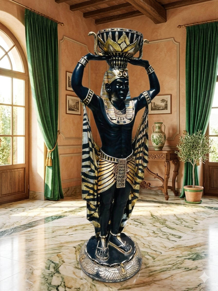 Egyptian Sculptures – Guardians of Cleopatra ⚜️🏛️🌿