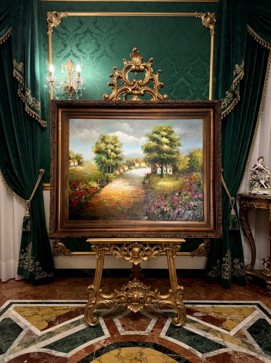 El Camino a Casa – Pintura Original con Certificado de Autenticidad🖌️🎨🌺