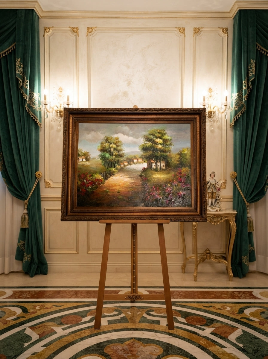 El Camino a Casa – Pintura Original con Certificado de Autenticidad🖌️🎨🌺