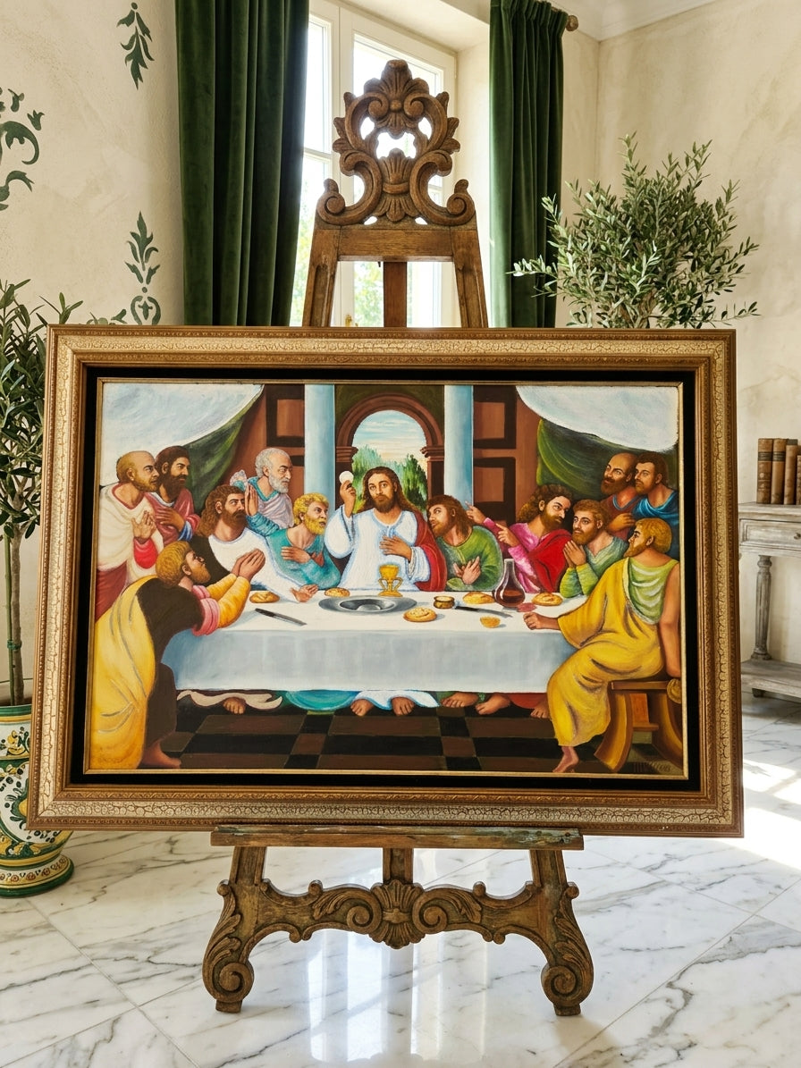 The Last Supper Oil Painting with Profound Spiritual Significance 🕊️