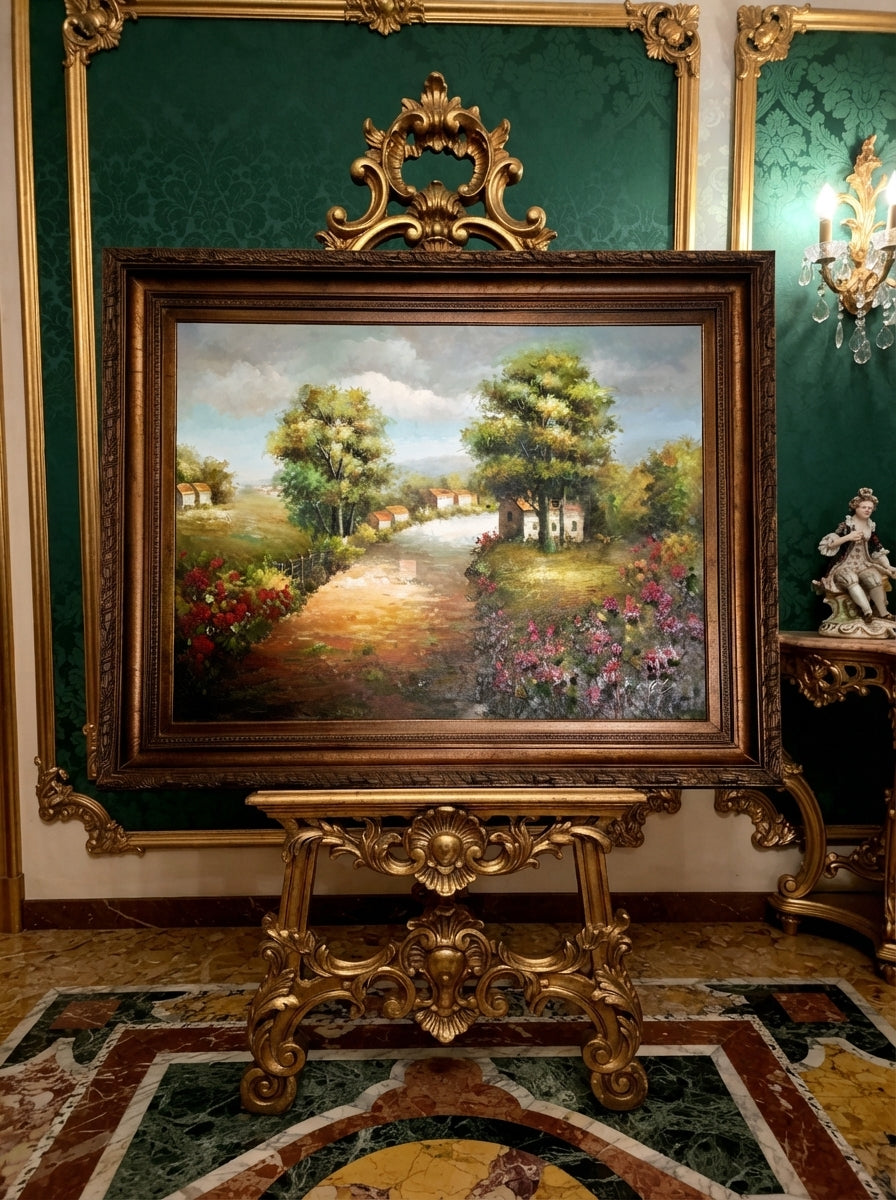 El Camino a Casa – Pintura Original con Certificado de Autenticidad🖌️🎨🌺