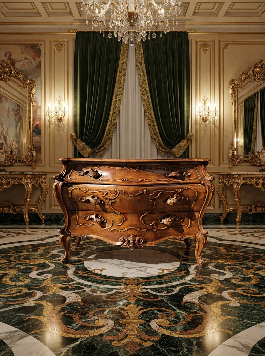 Bombe Italiano Estilo Toscano Provincial: Una Obra Maestra Artesanal ⚜️ 🌟