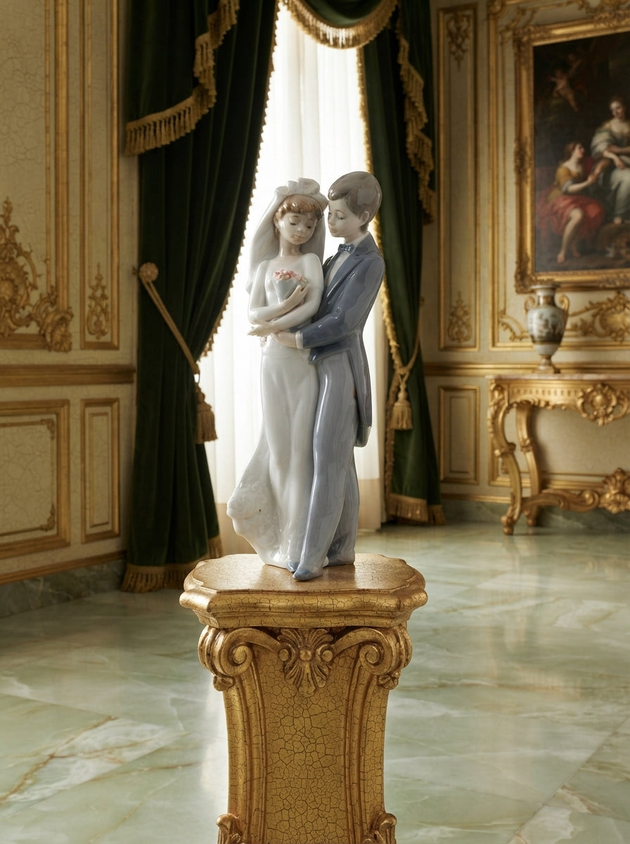 Lladró sculpture "Bride and Groom" #5885 ✨🏛️