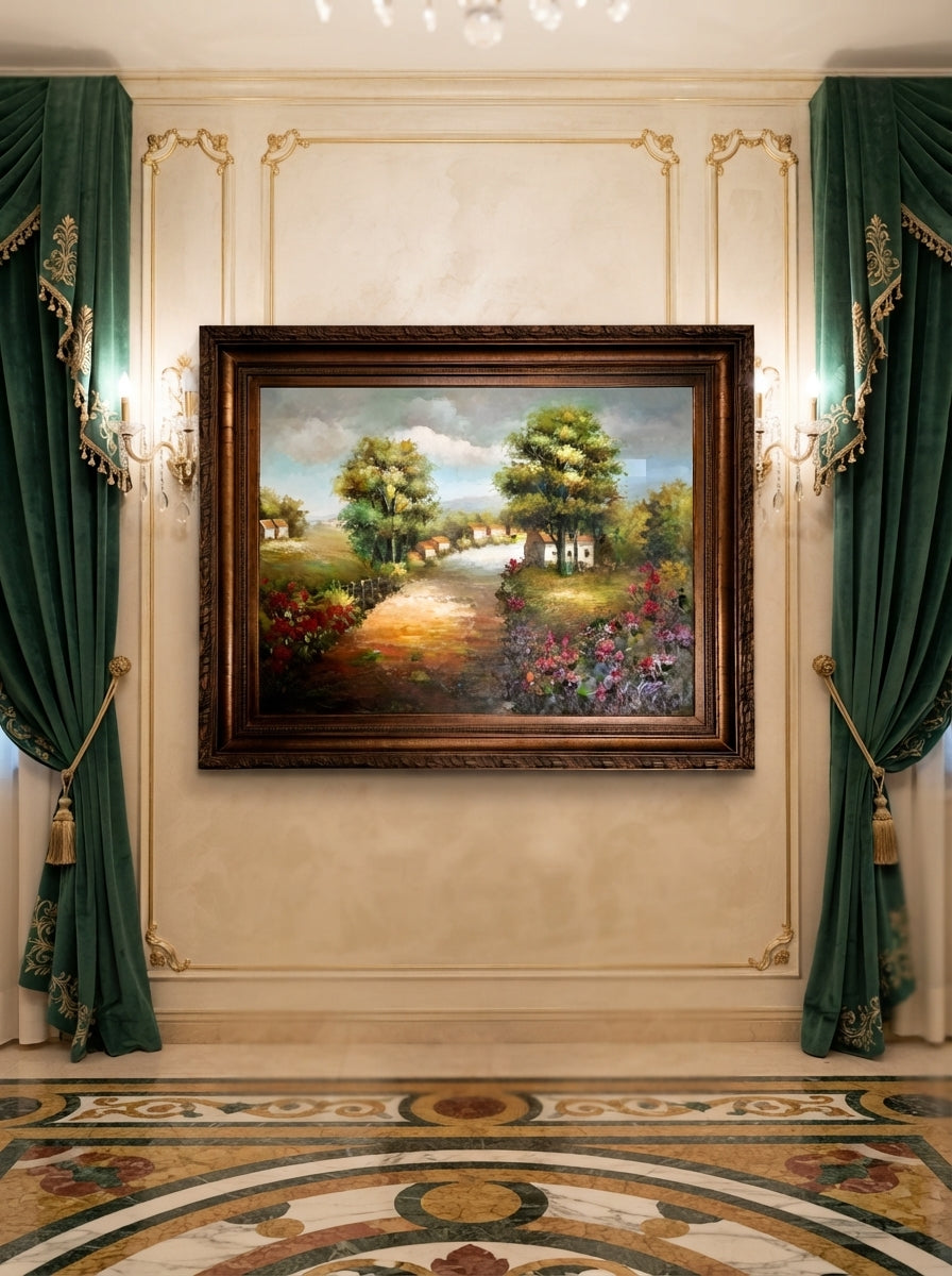 El Camino a Casa – Pintura Original con Certificado de Autenticidad🖌️🎨🌺