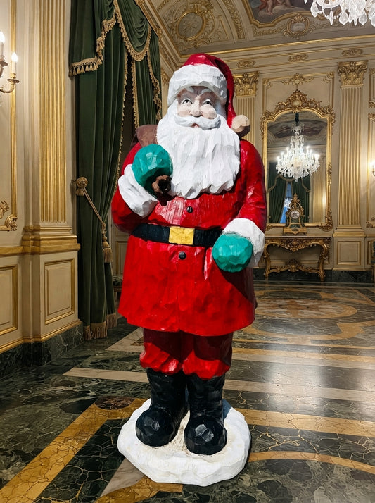 Santa Claus Monumental – Espíritu Navideño Atemporal 🌲✨🎅