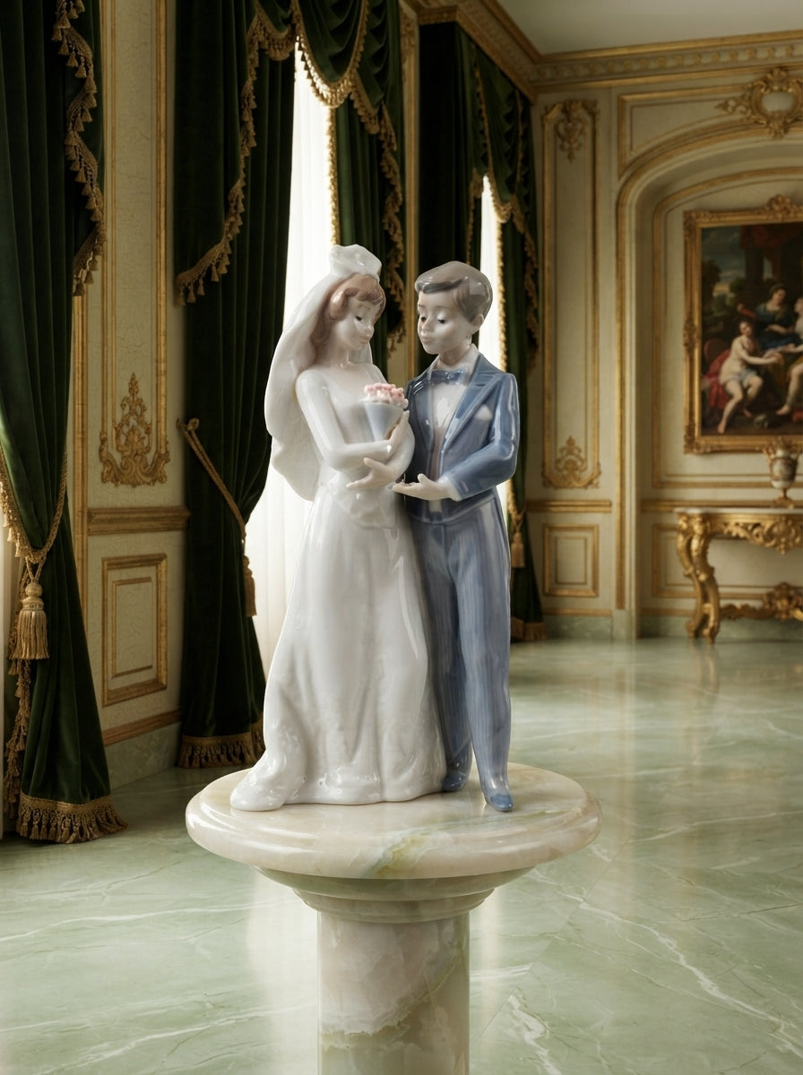 Lladró sculpture "Bride and Groom" #5885 ✨🏛️