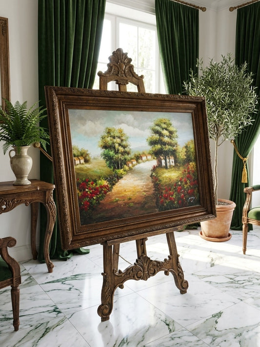 El Camino a Casa – Pintura Original con Certificado de Autenticidad🖌️🎨🌺