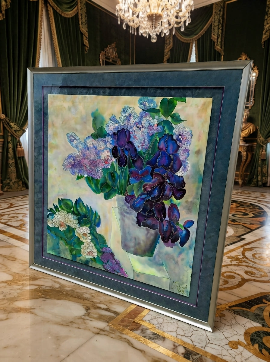 Cuadro Floral en Acuarela – Arte Original Firmado 🎨🌸