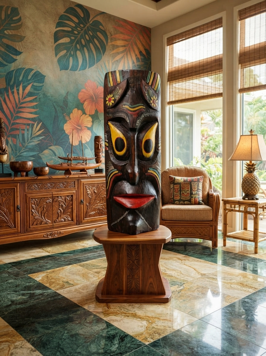 Handmade Hawaiian Tiki Mask🌺