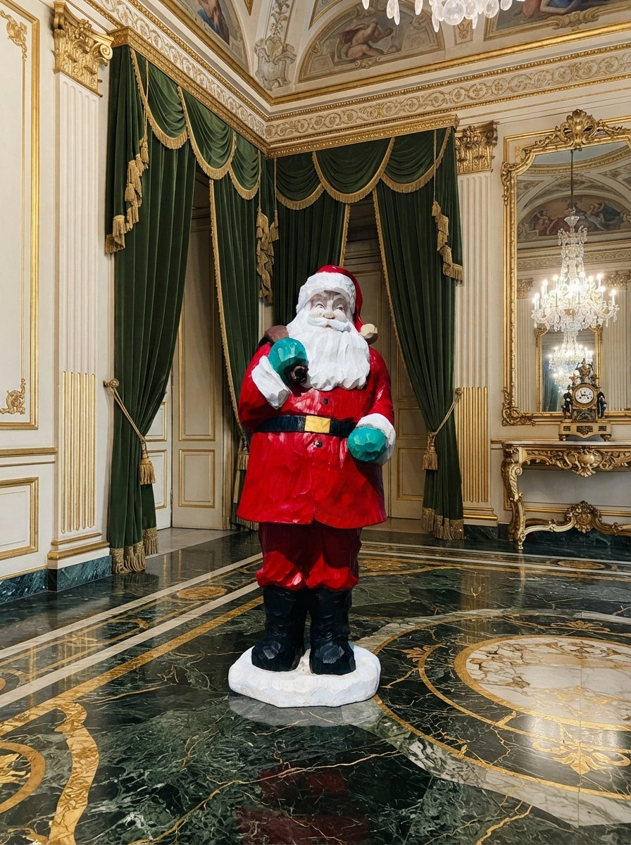 Santa Claus Monumental – Espíritu Navideño Atemporal 🌲✨🎅