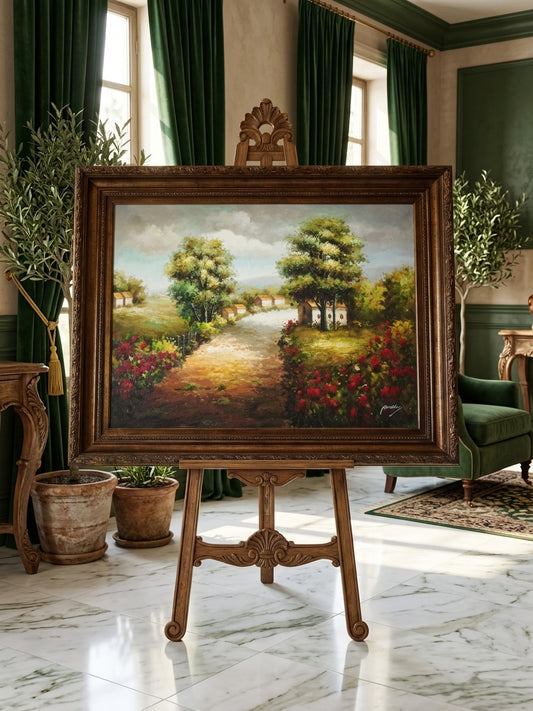 El Camino a Casa – Pintura Original con Certificado de Autenticidad🖌️🎨🌺