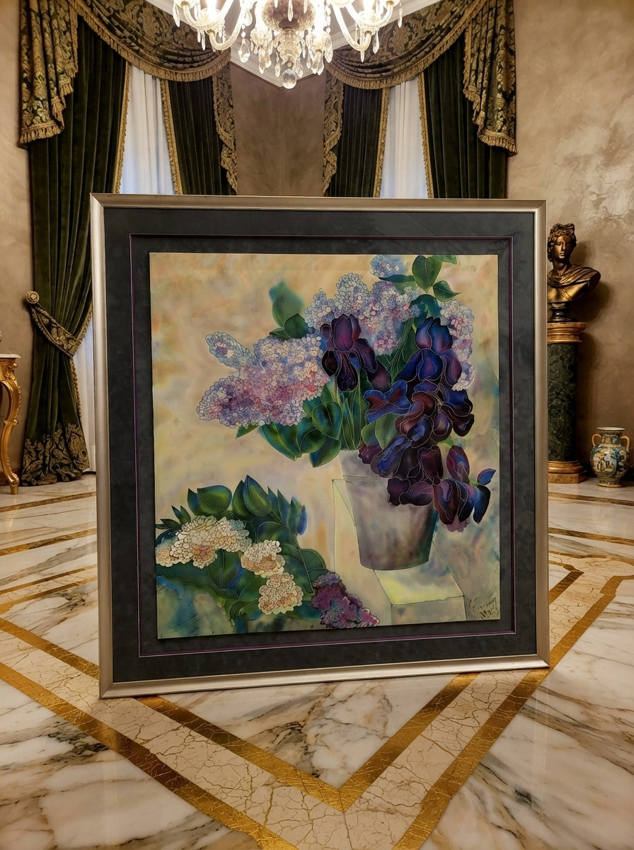 Cuadro Floral en Acuarela – Arte Original Firmado 🎨🌸