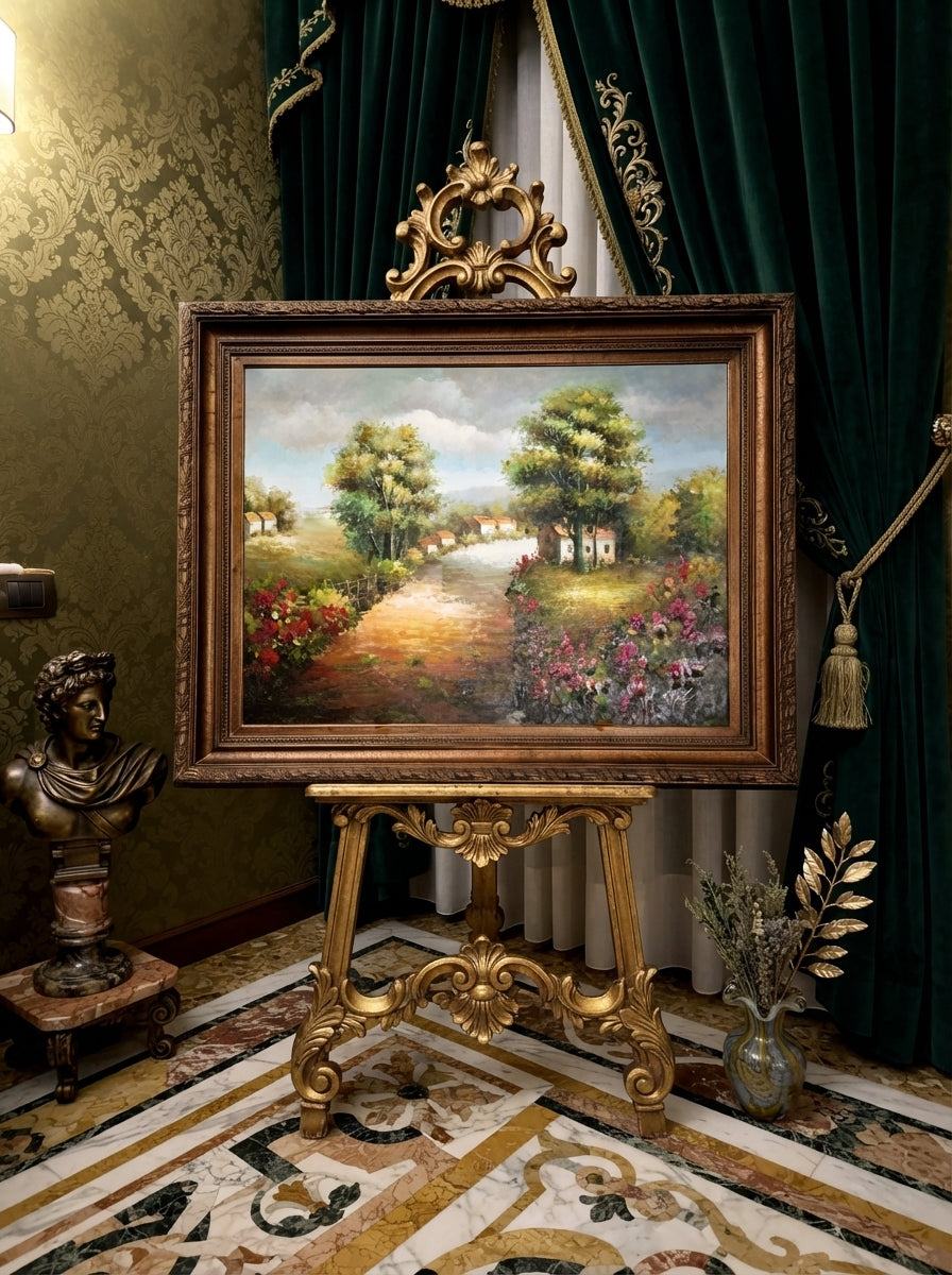 El Camino a Casa – Pintura Original con Certificado de Autenticidad🖌️🎨🌺