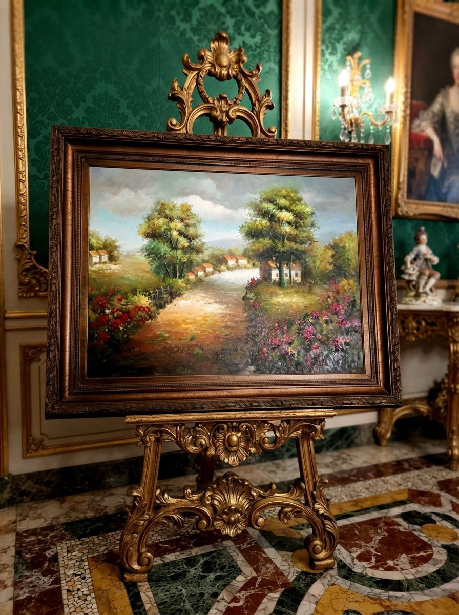 El Camino a Casa – Pintura Original con Certificado de Autenticidad🖌️🎨🌺