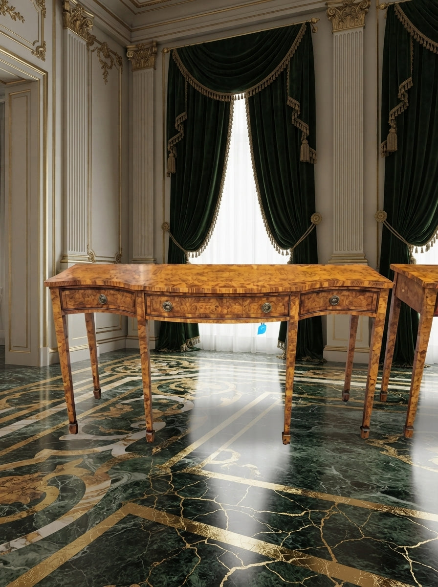 ⚜️🇫🇷 Credenza Estilo Francés – Sideboard Regency Credenza 🇫🇷⚜️