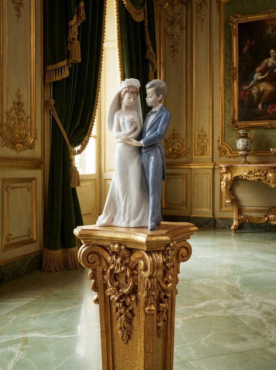Lladró sculpture "Bride and Groom" #5885 ✨🏛️