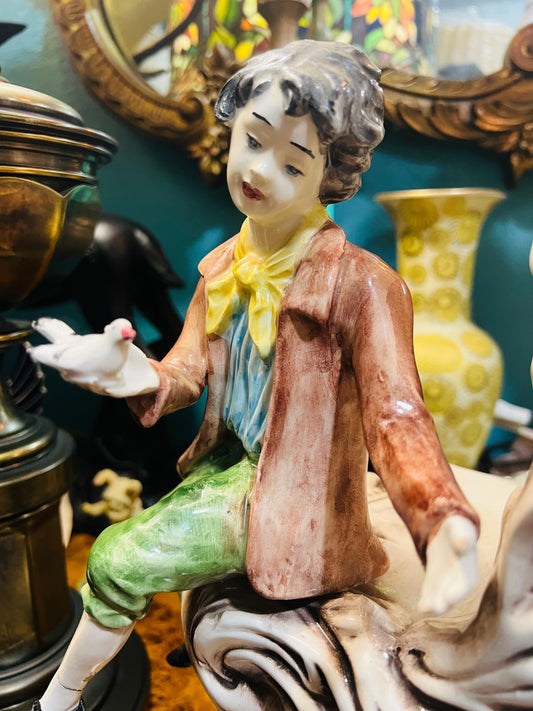 🕰️✨Capo Del Monte Clock with Floral Details from the 19th Century✨🕰️